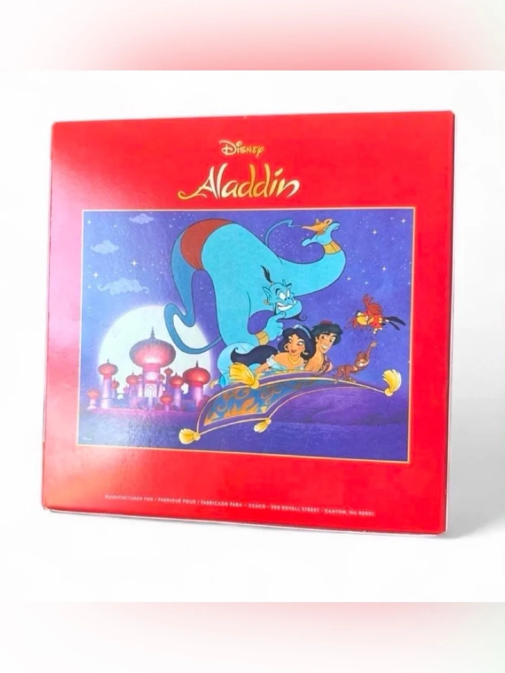 Disney Aladdin Puzzle with Blue Genie and Purple Sky